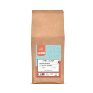 GRIZLY Pražená zrnková káva 100% Arabica Premium Selection 1000 g