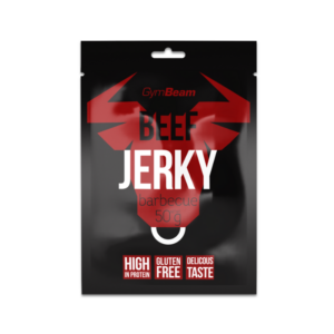 GYM BEAM GymBeam Sušené mäso Beef Jerky 50g barbecue 50 g