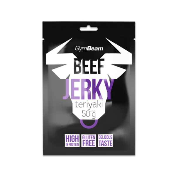 GymBeam Sušené mäso Beef Jerky 50g teriyaki 50 g