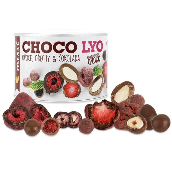 Mixit Chrumkavé ovocie a orechy v čokoláde 180 g