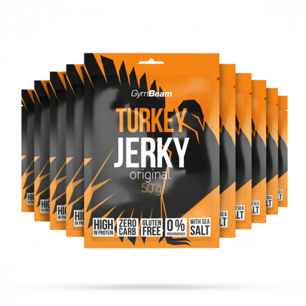 GymBeam Sušené mäso Turkey Jerky