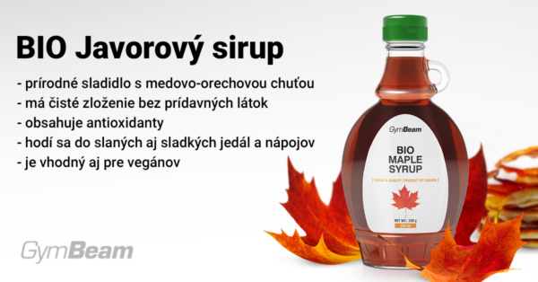 BIO Javorový sirup 250 ml - GymBeam