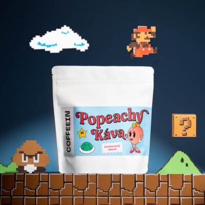 POPEACHY KÁVA - SVETLÉ PRAŽENIE (200 G, ZRNKOVÁ KÁVA)